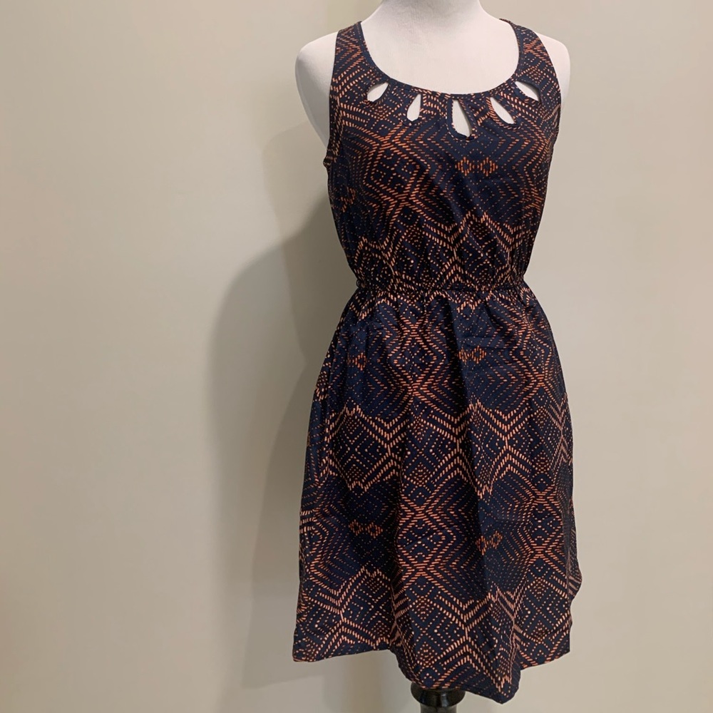 Sequin hearts racer back mini dress